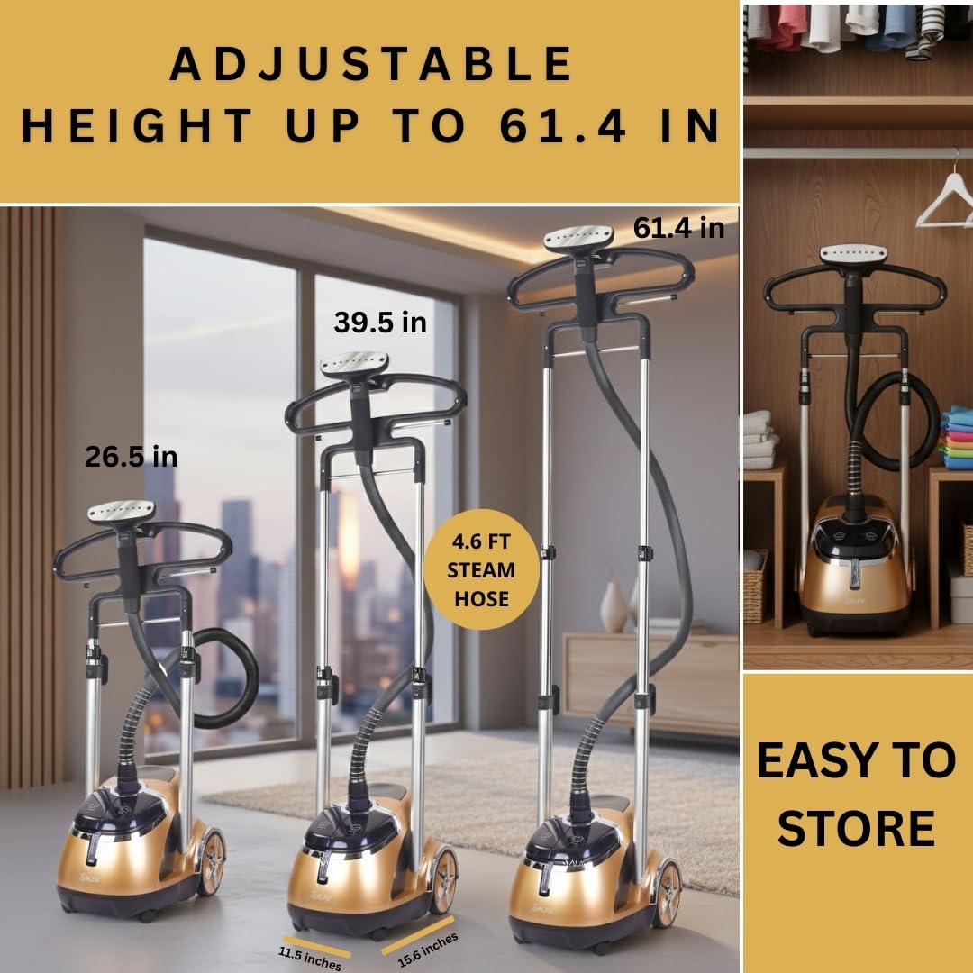 Garment Steamer with Foot Pedal Controls