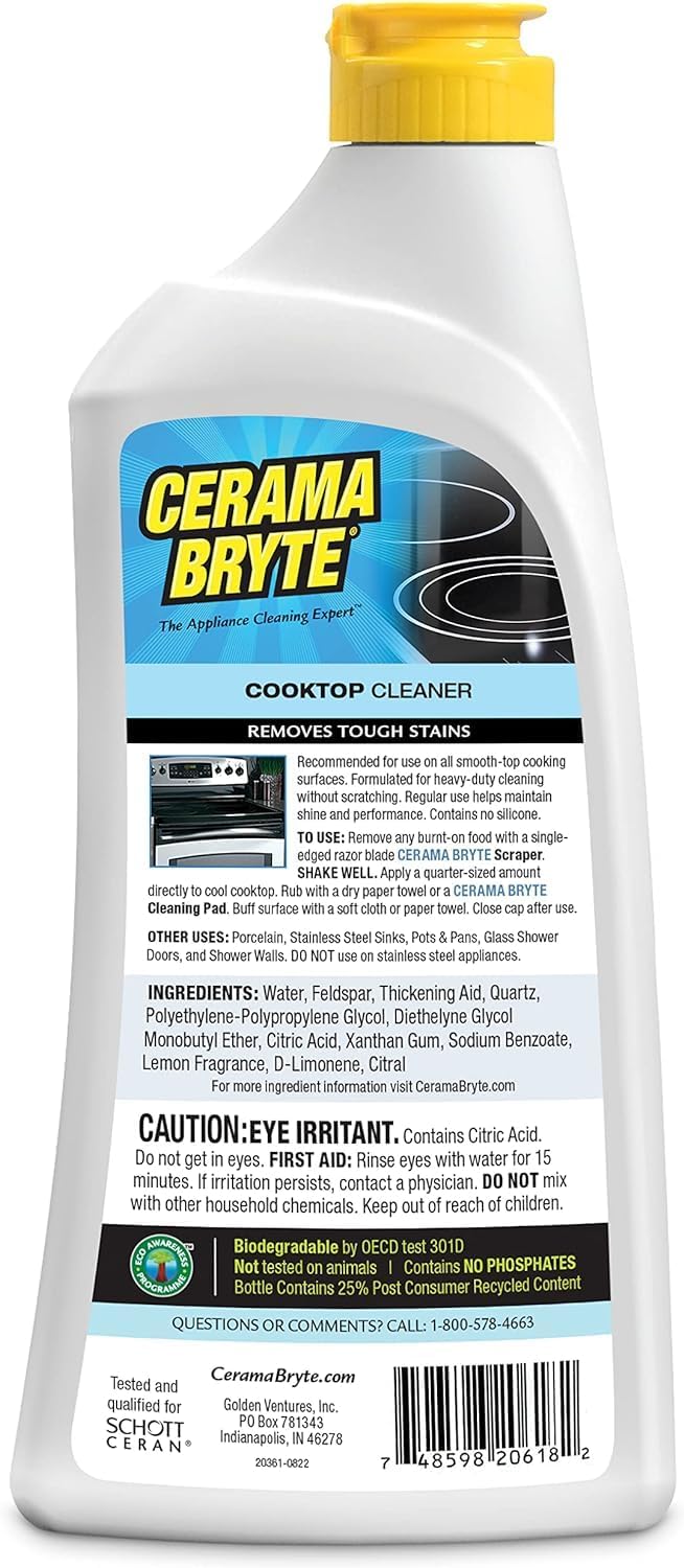 Cooktop Cleaner for Glass