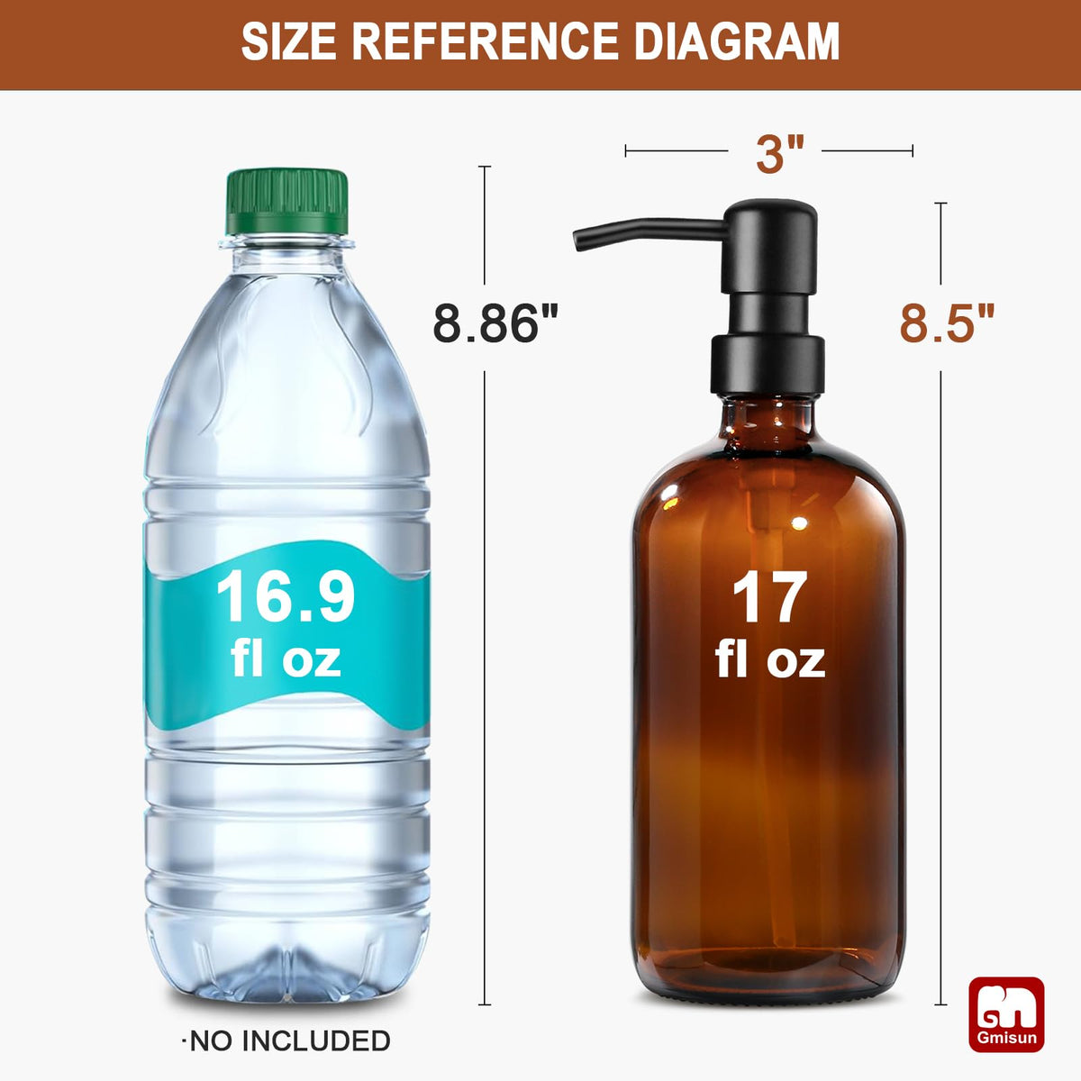 Shampoo and Conditioner Dispenser (3 Count)