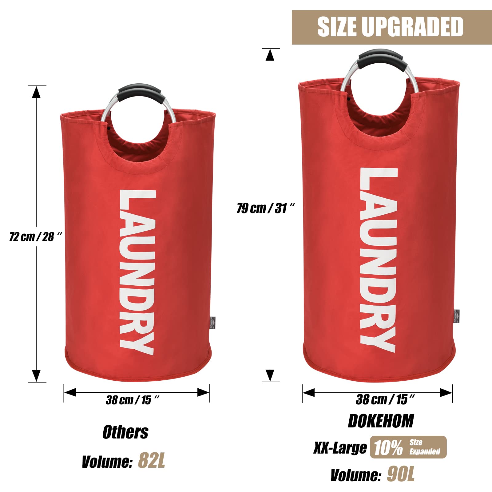 90L Large Laundry Basket Bag - ModHome Supplies