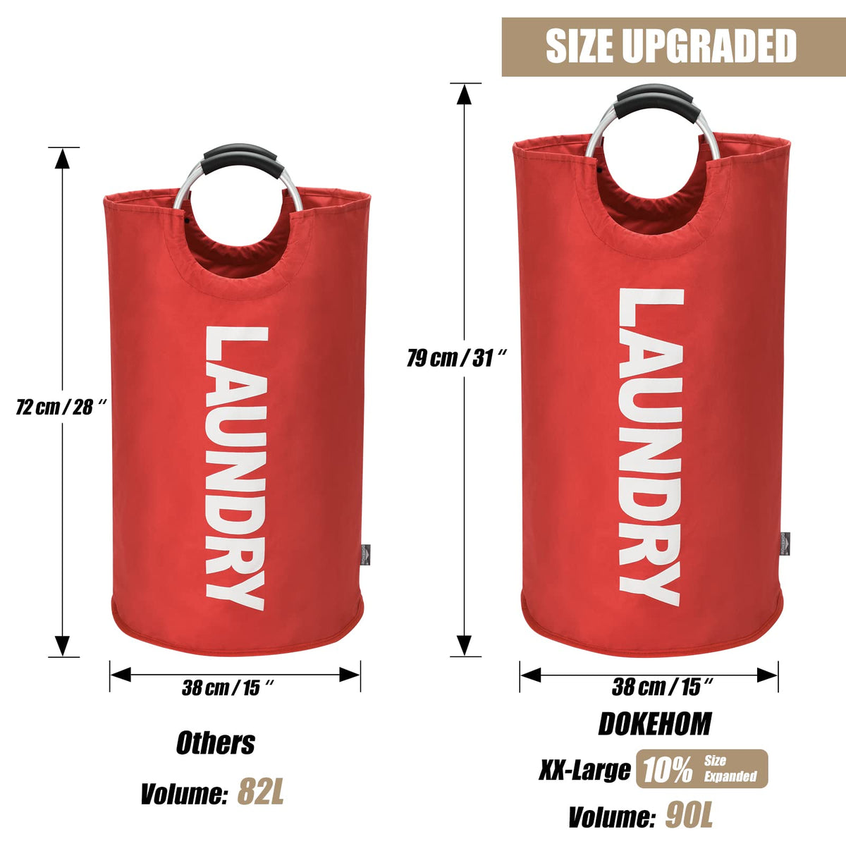 90L Large Laundry Basket Bag - ModHome Supplies