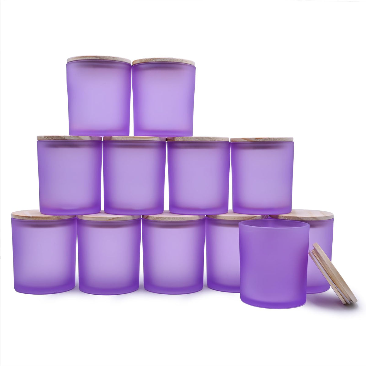 14 OZ Thick Candle Jars for Making Candles 12 Pcs (12 Count)