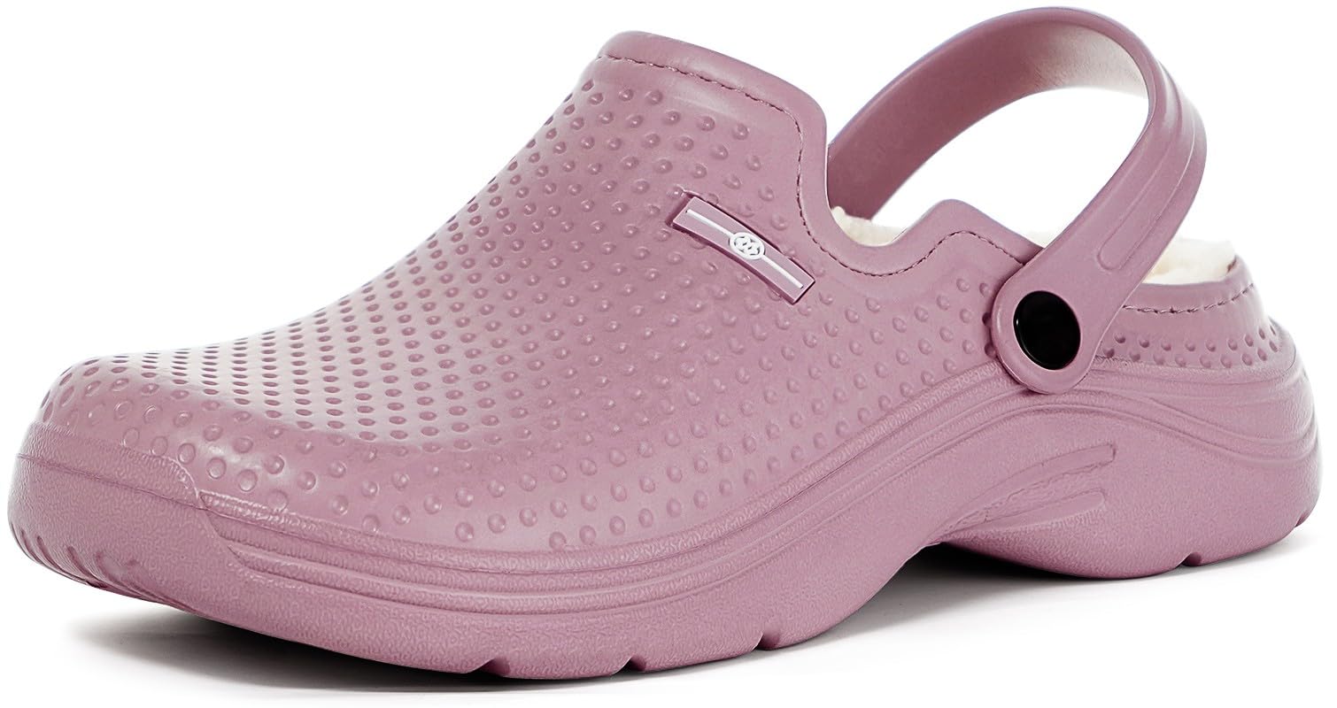 Fur Lined Clogs Womens Mens Waterproof Clog