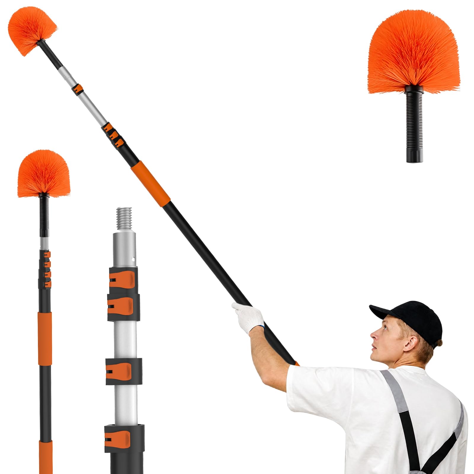 30FT Cobweb Duster with Extension Pole