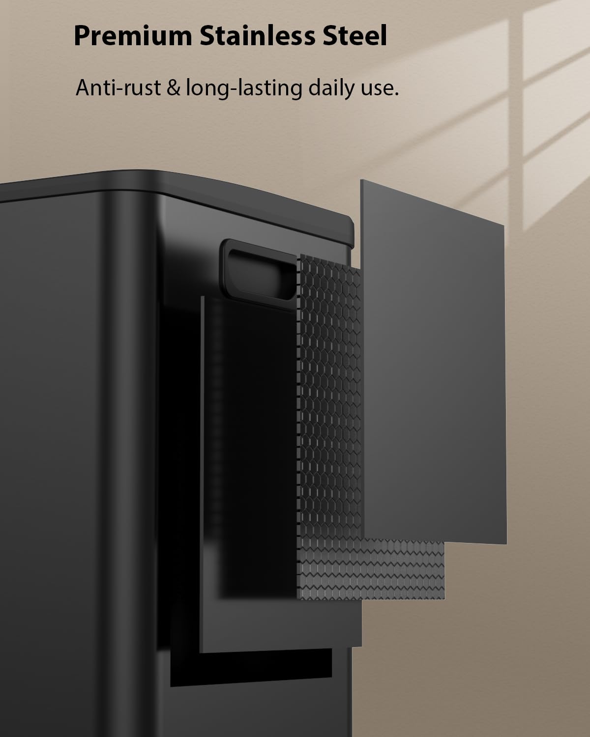 Dual Trash and Recycling Bins for Kitchen (2 Count)