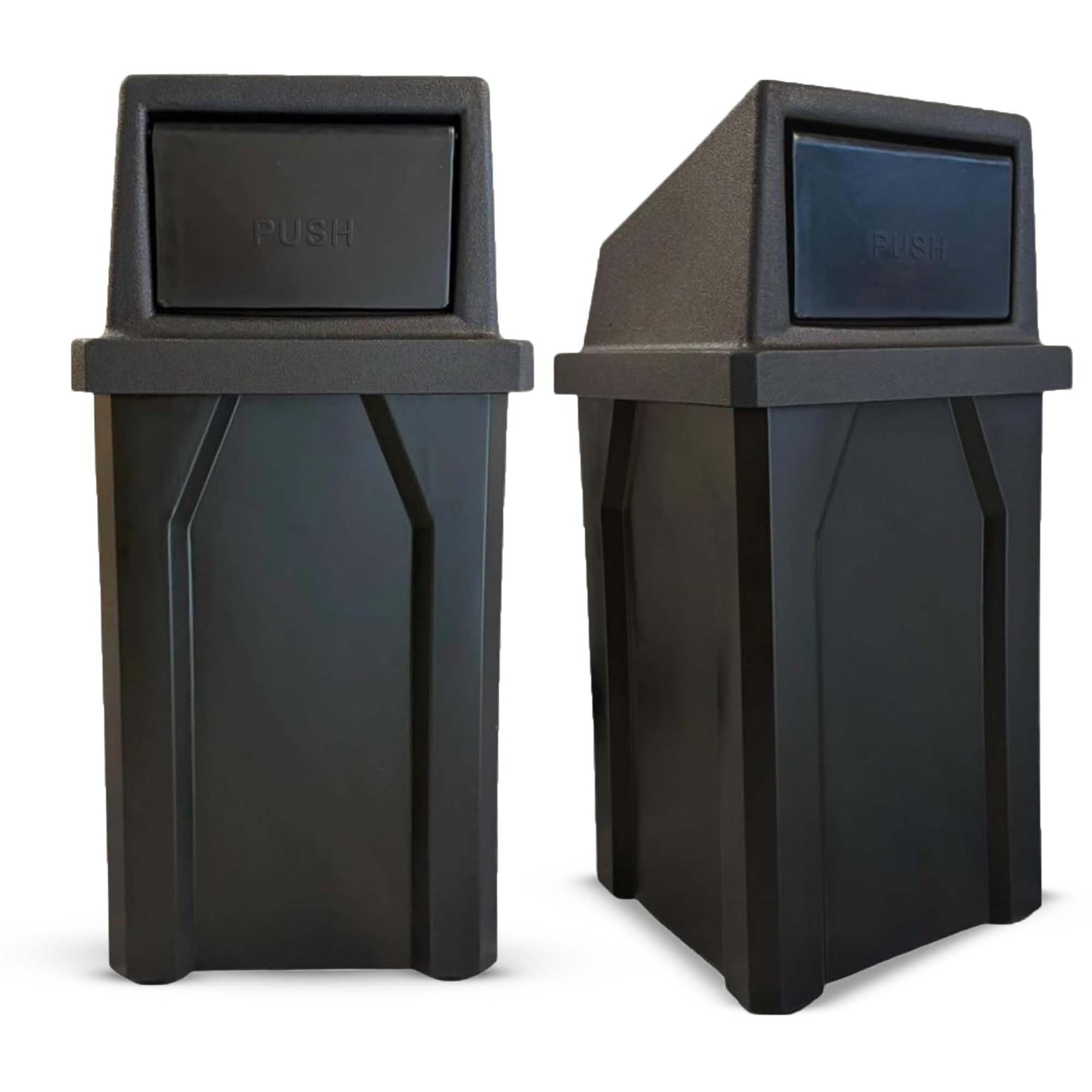 Campus Collection 32 Gallon Outdoor Commercial Trash Can with Lid