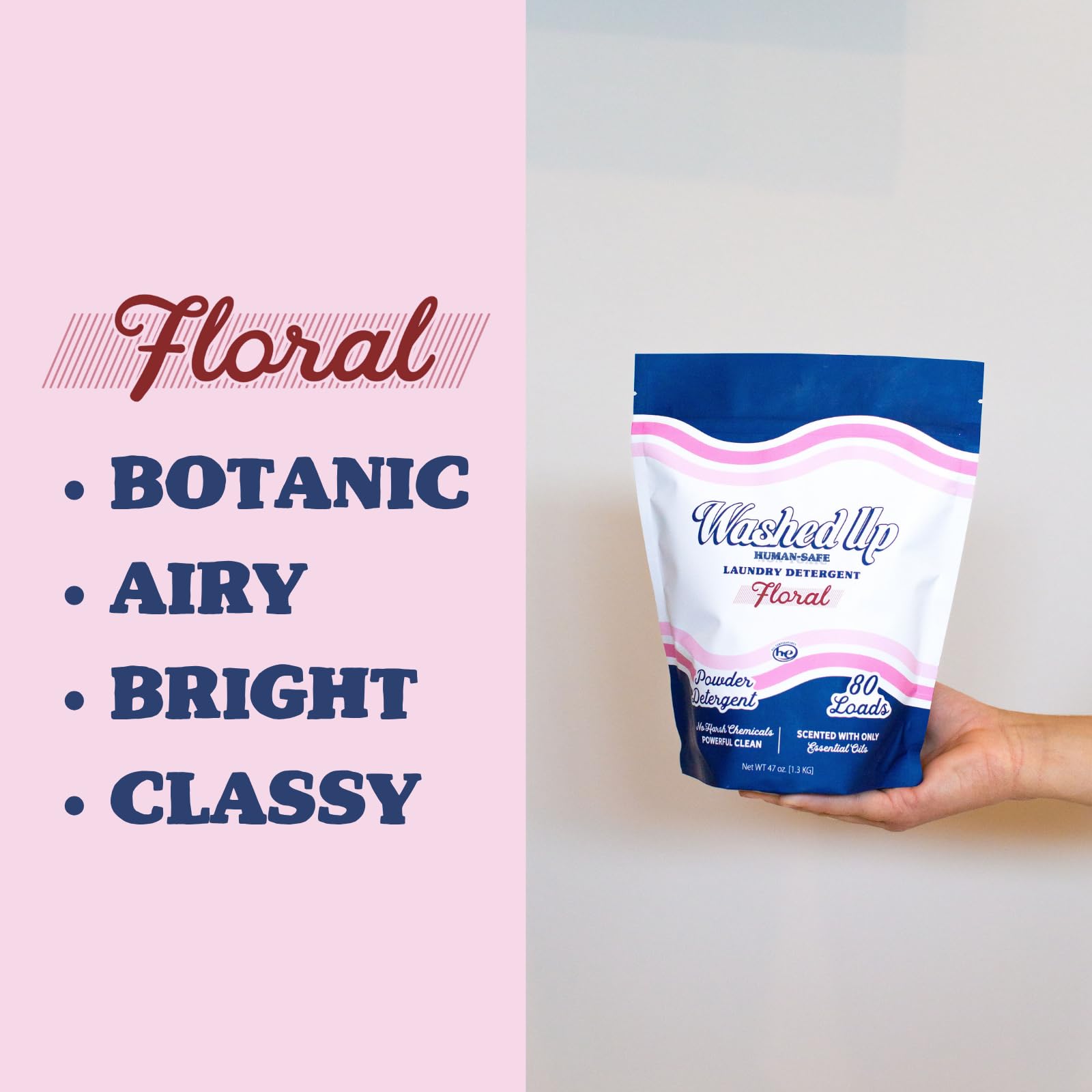 Floral Laundry Detergent Powder (47 Ounce)