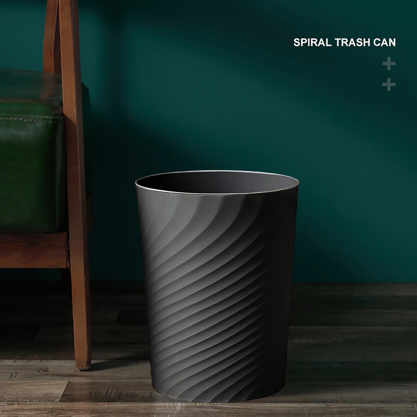 Bathroom Trash Can 1.8 Gallon Small Waste Basket Garbage Can for Bedroom Office Kitchen (2 Count)