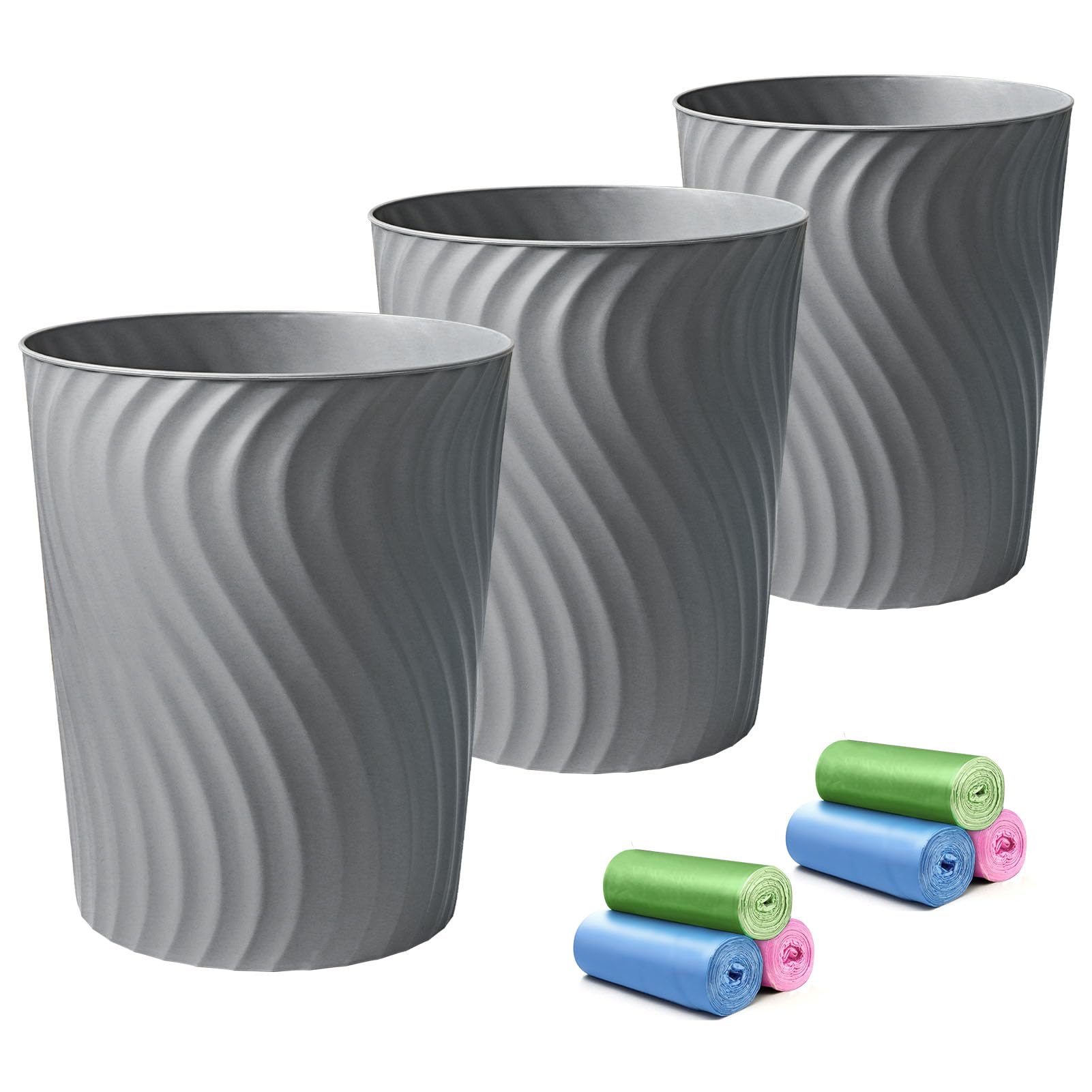 Small Trash Can (3 Count)