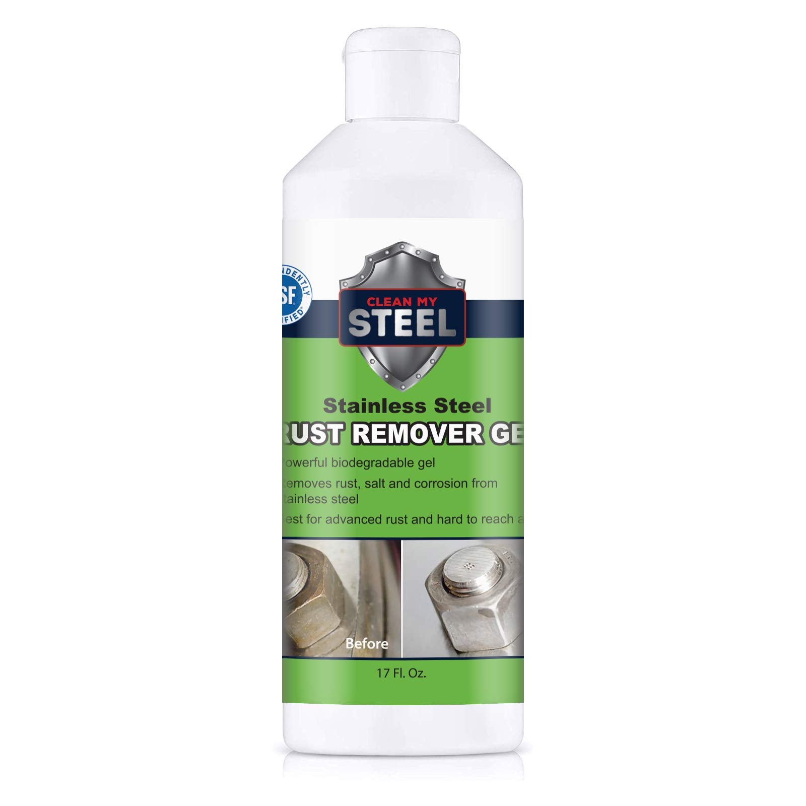 Stainless Steel Rust Remover Gel (17 Fl Oz)