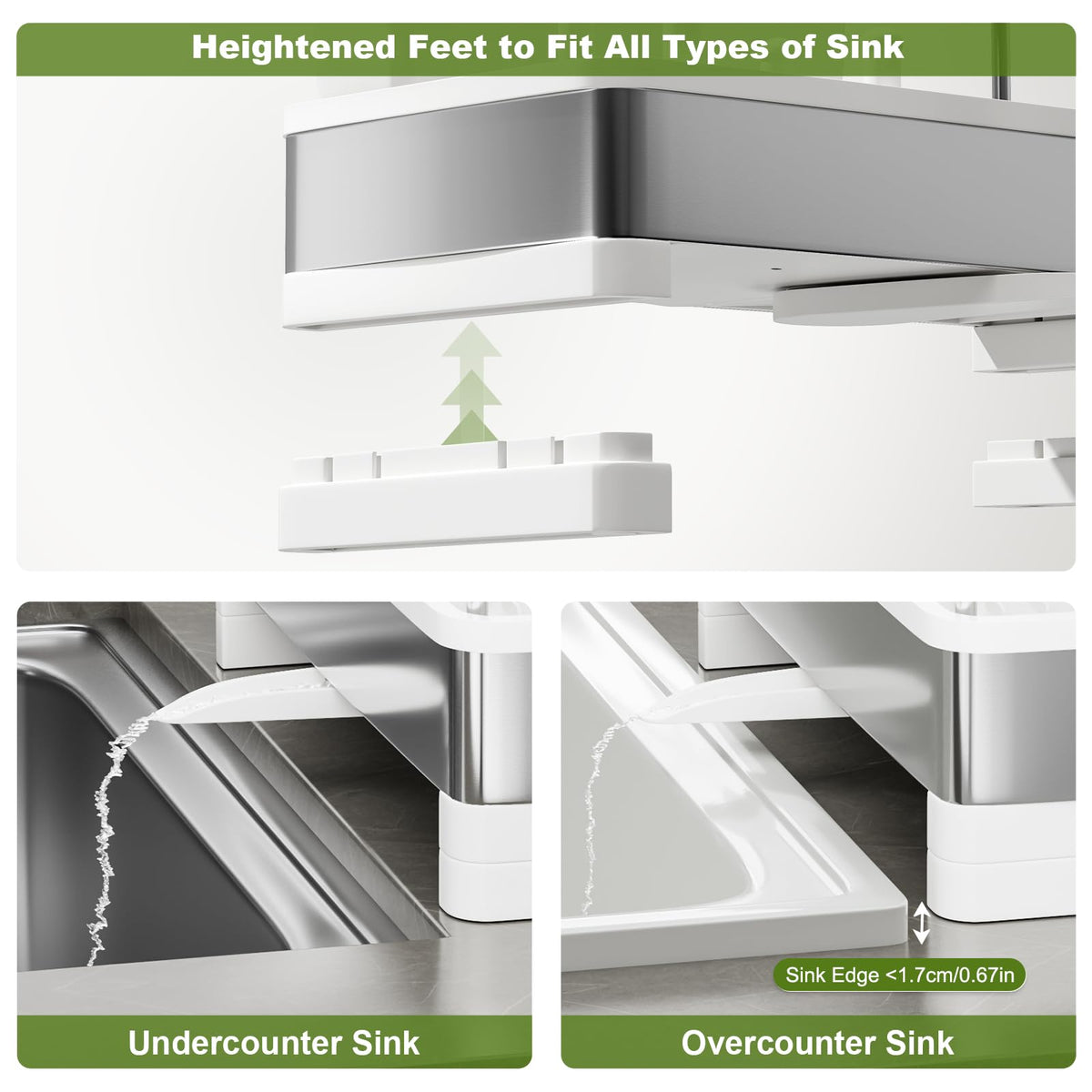 Sponge Holder for Kitchen Sink