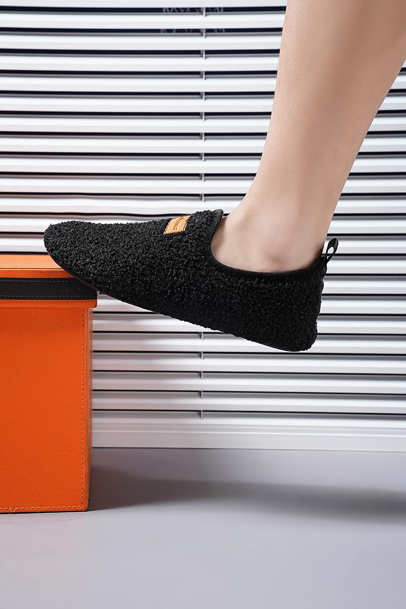 Adult Indoor House Slippers Socks Travel Lightweight Comfort Non Slip Grip House Floor Home Shoes for Women Men