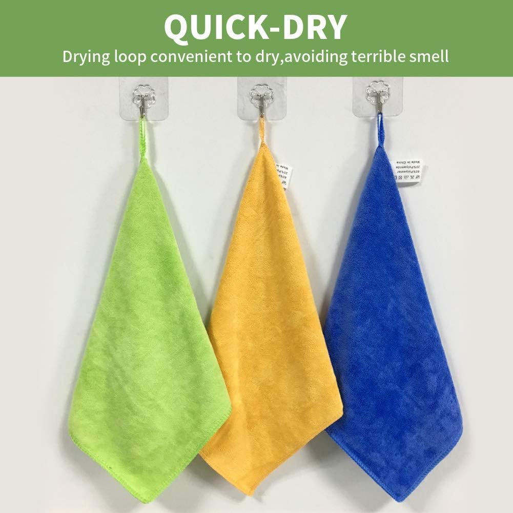 Microfiber Ultra Absorbent 400 GSM Microfiber Cleaning Cloths (12 Count)