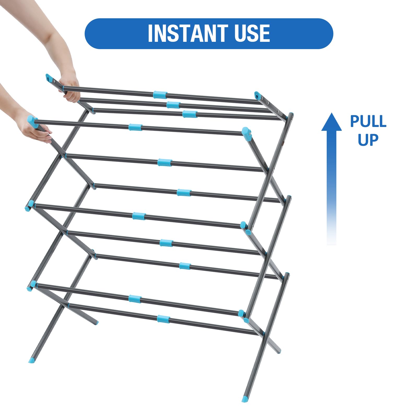 Oversize 3 Tier Clothes Drying Rack