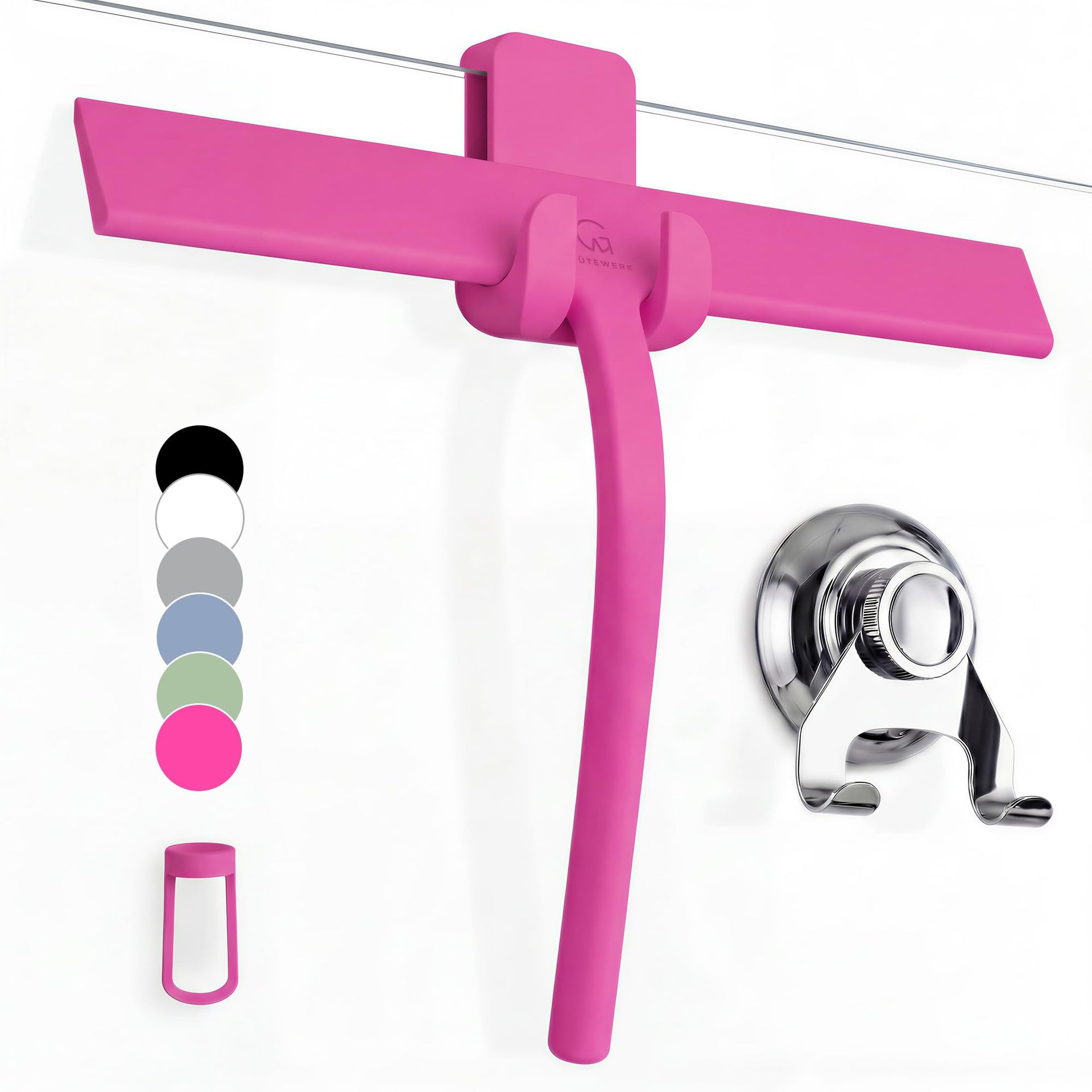 Silicone Shower Squeegee with 3