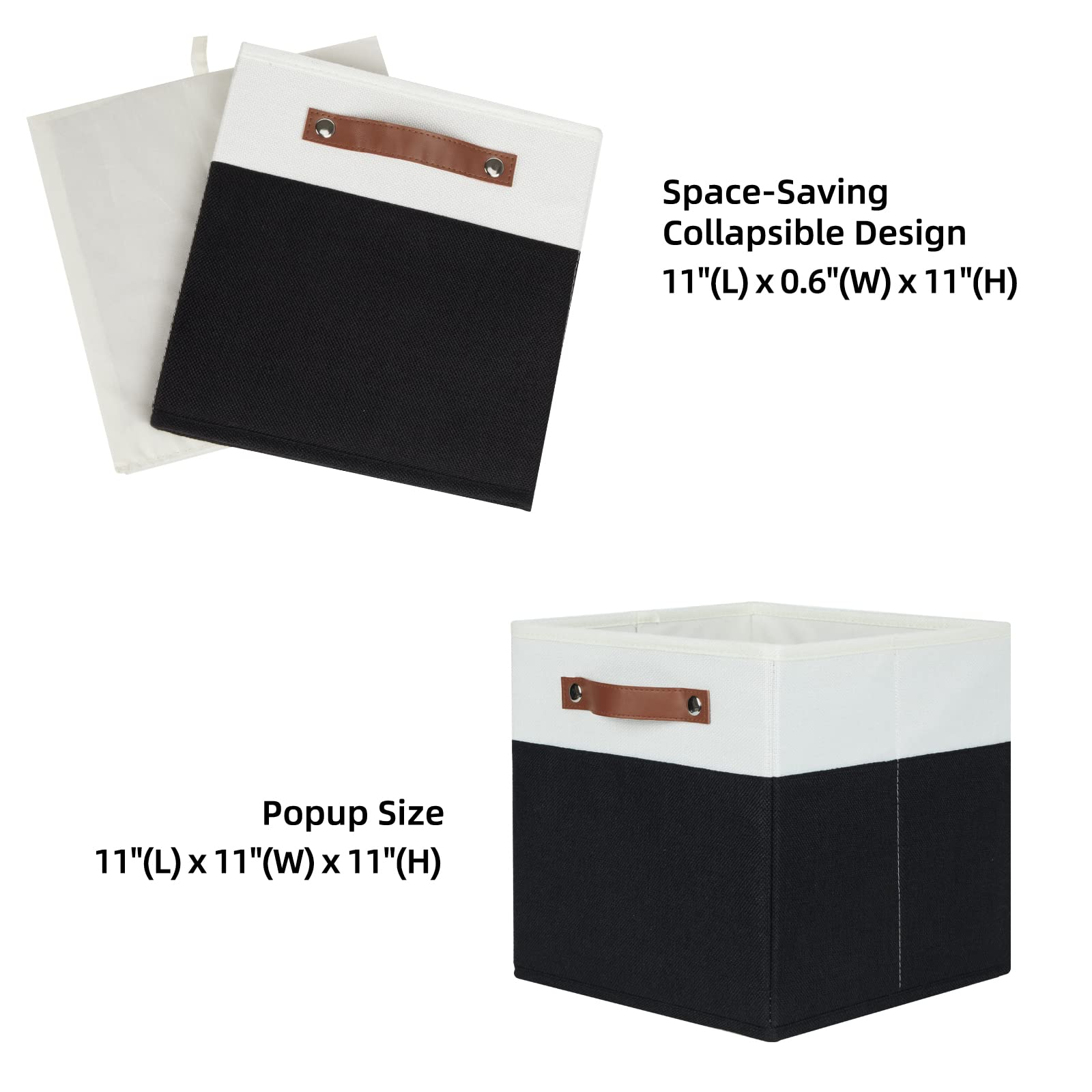 Cubes Storage Bins Set of 4 (4 Count)