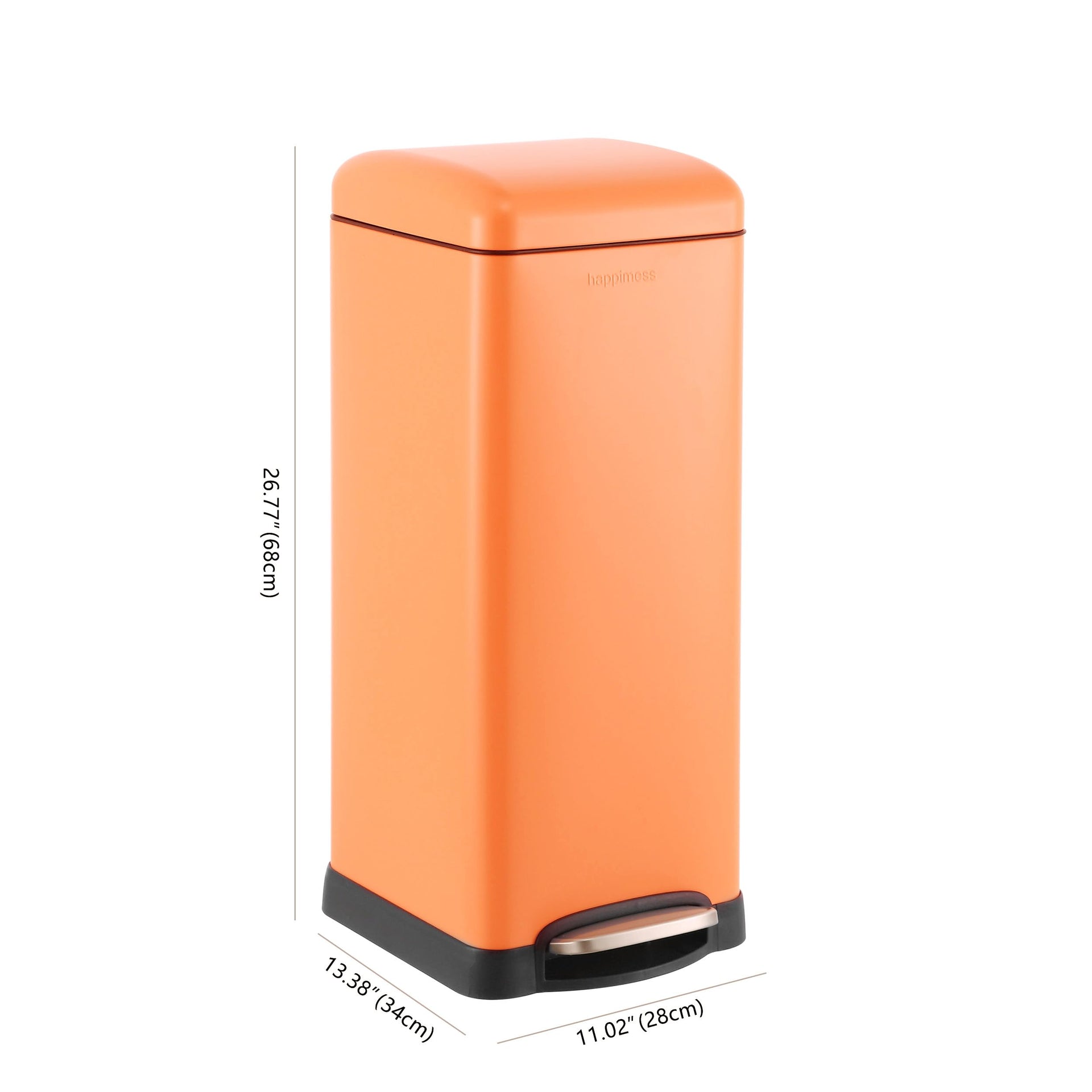 Betty 8 Gal Step Trash Can Soft