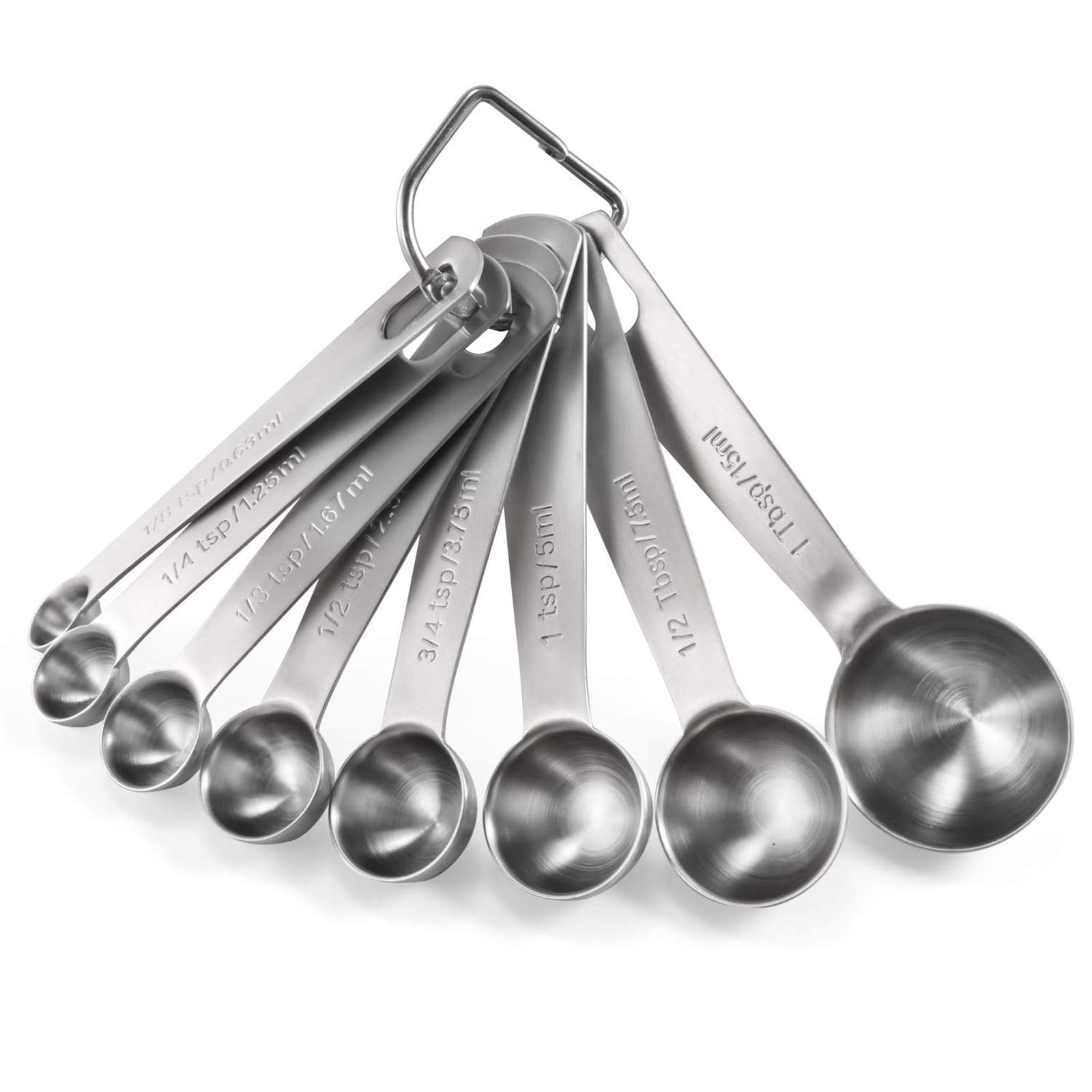 18 8 Stainless Steel Measuring Spoons Set of 8