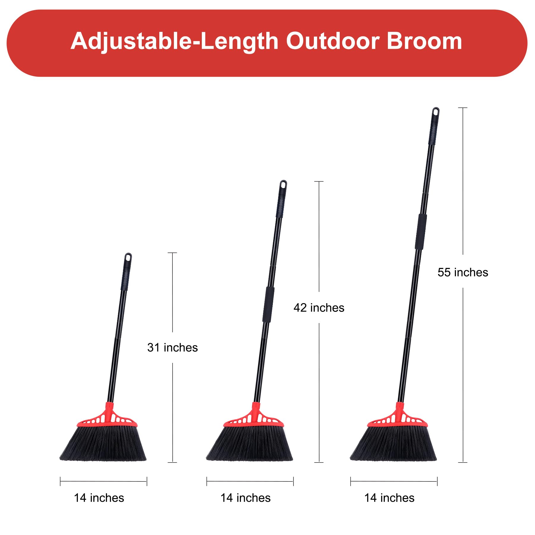 Heavy Duty Broom Commercial Indoor