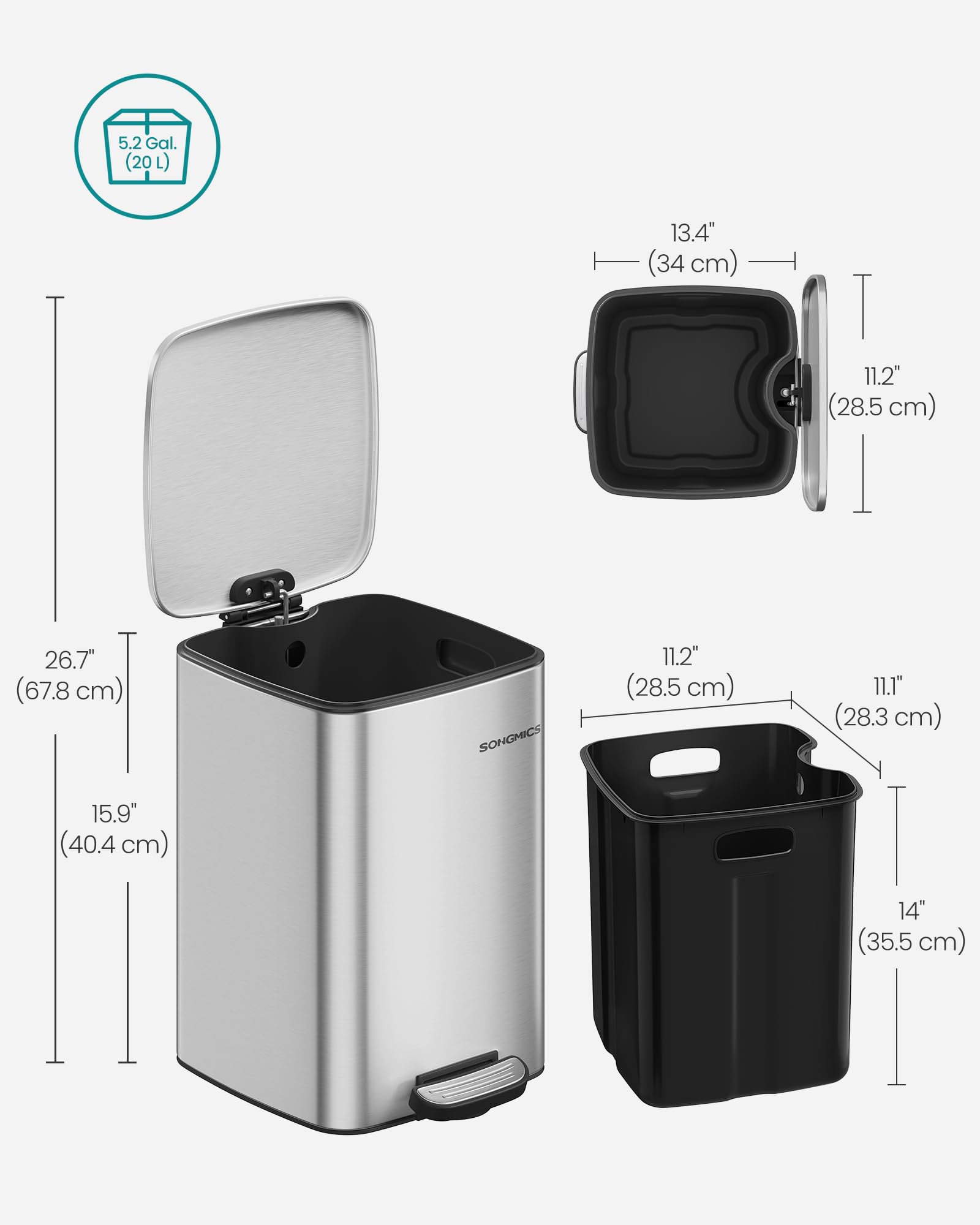 Kitchen Trash Can