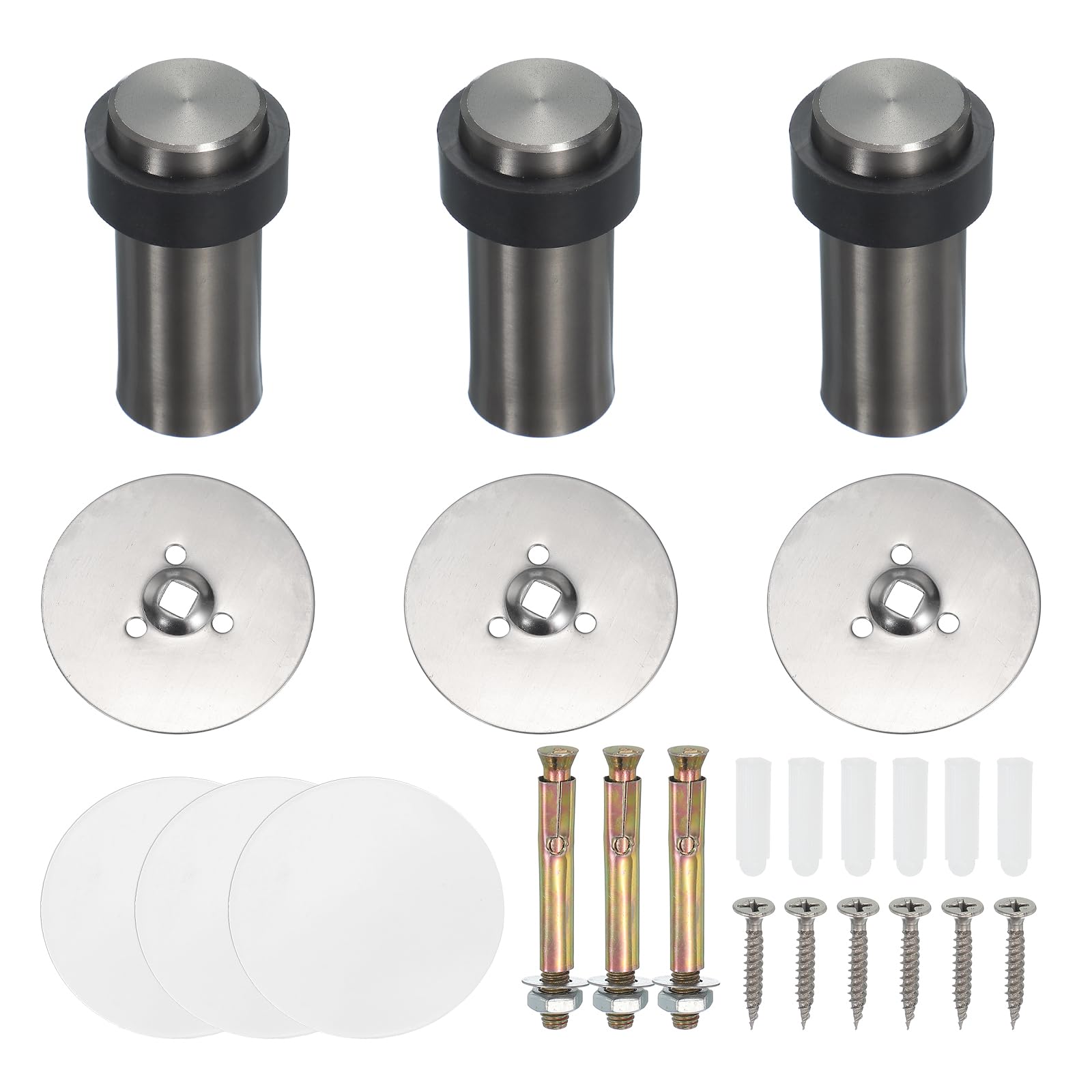 3Set Round Door Stoppers