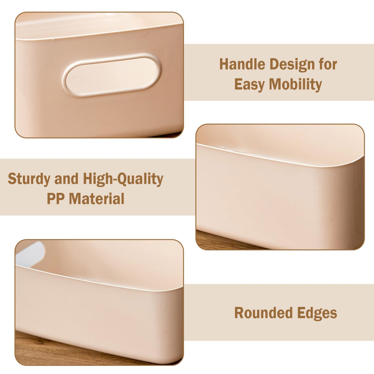 2 Pack Plastic Storage Bins (2 Count)