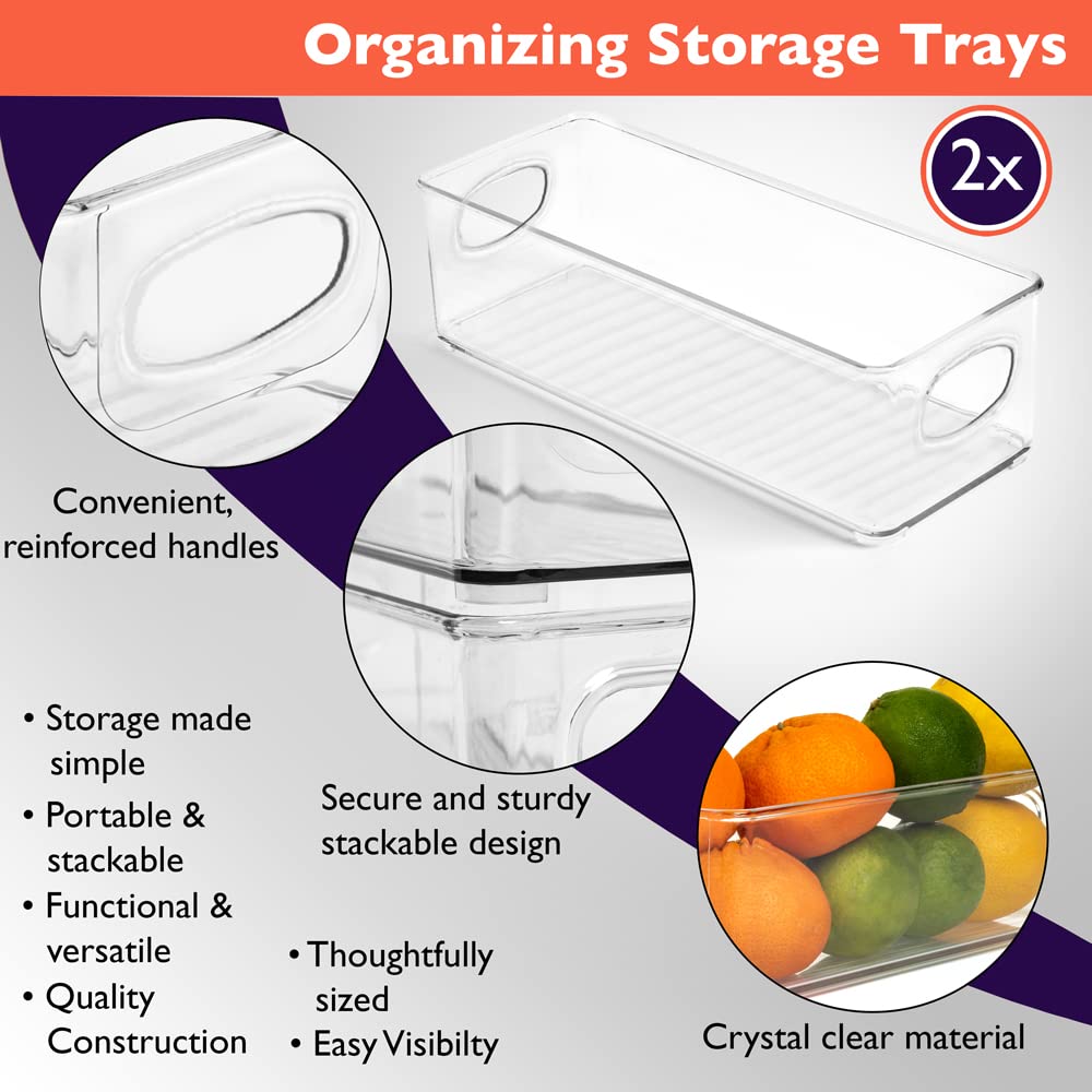 Plastic Pantry Organization and Food Storage Bin