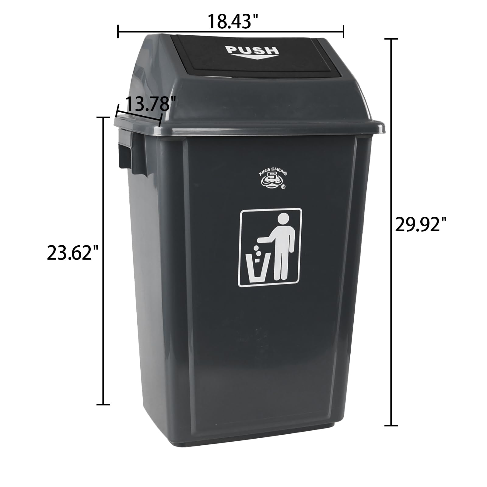 18 Gallon Commercial Trash