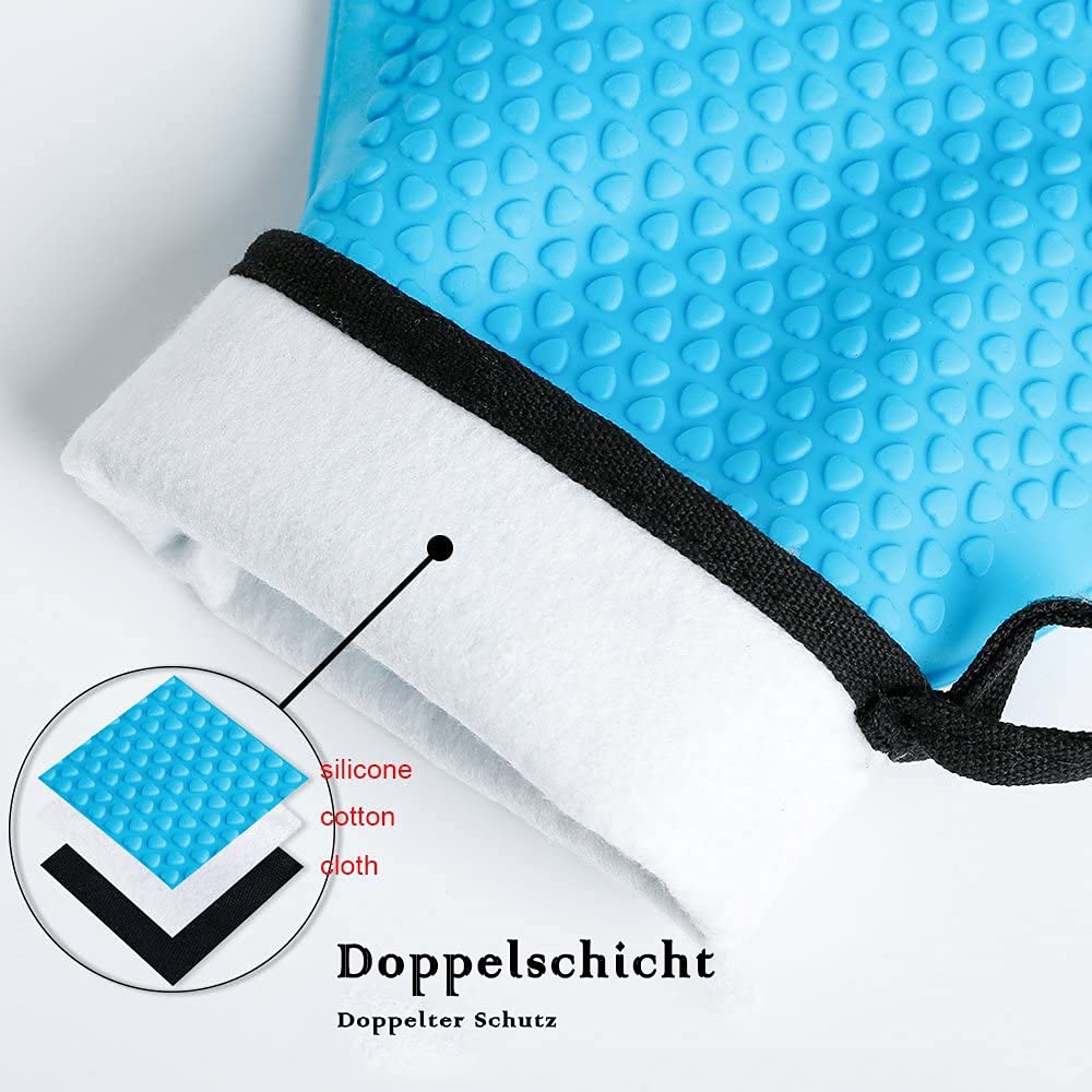 Silicone Oven Mitts Gloves (2 Count)