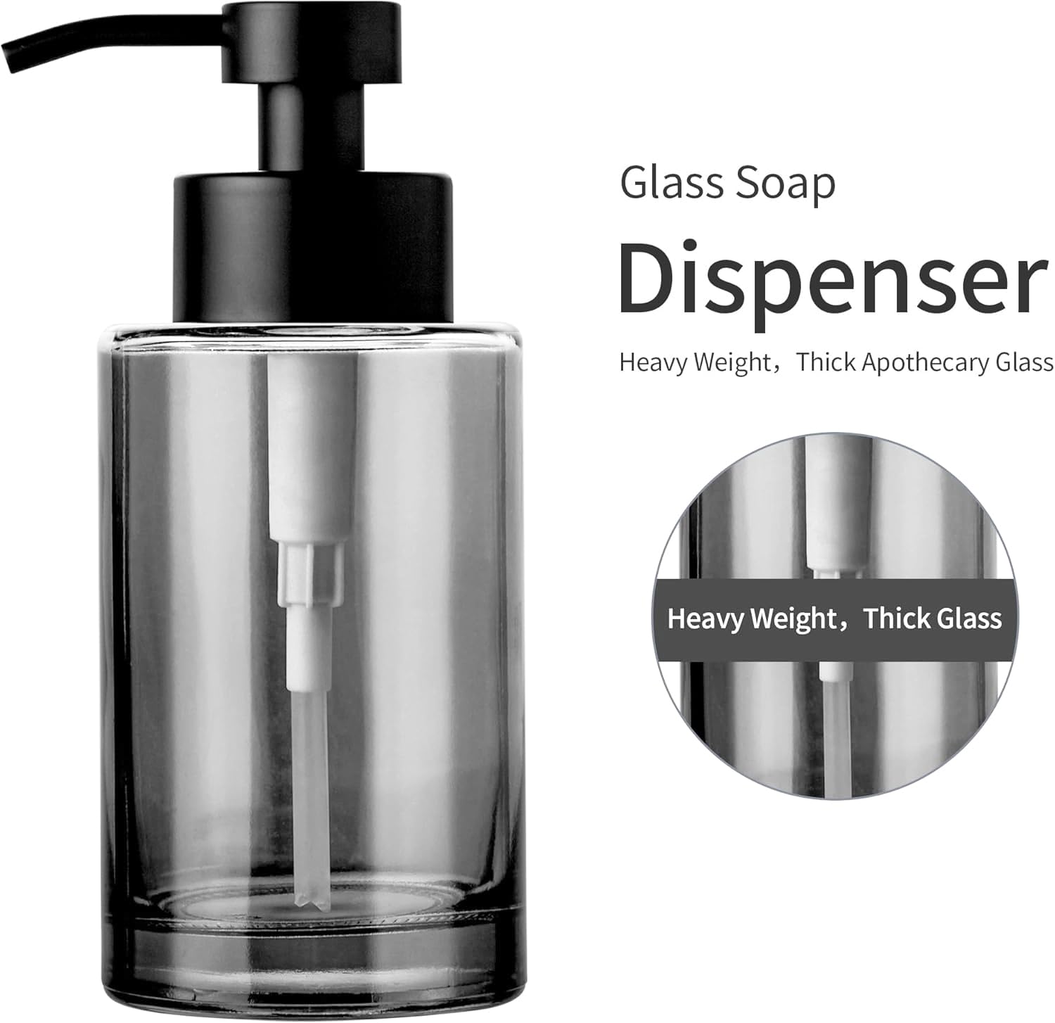 Black Foaming Soap Dispenser