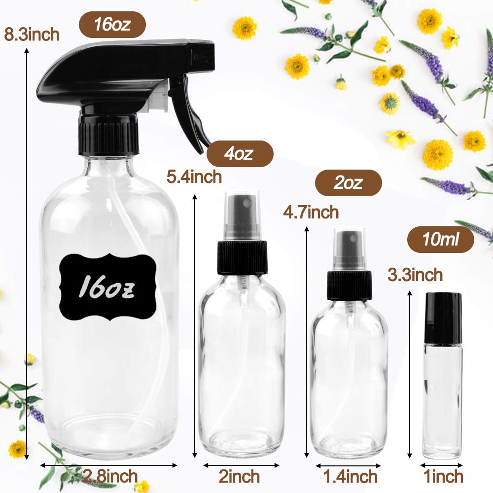 Glass Spray Bottle Kit×10