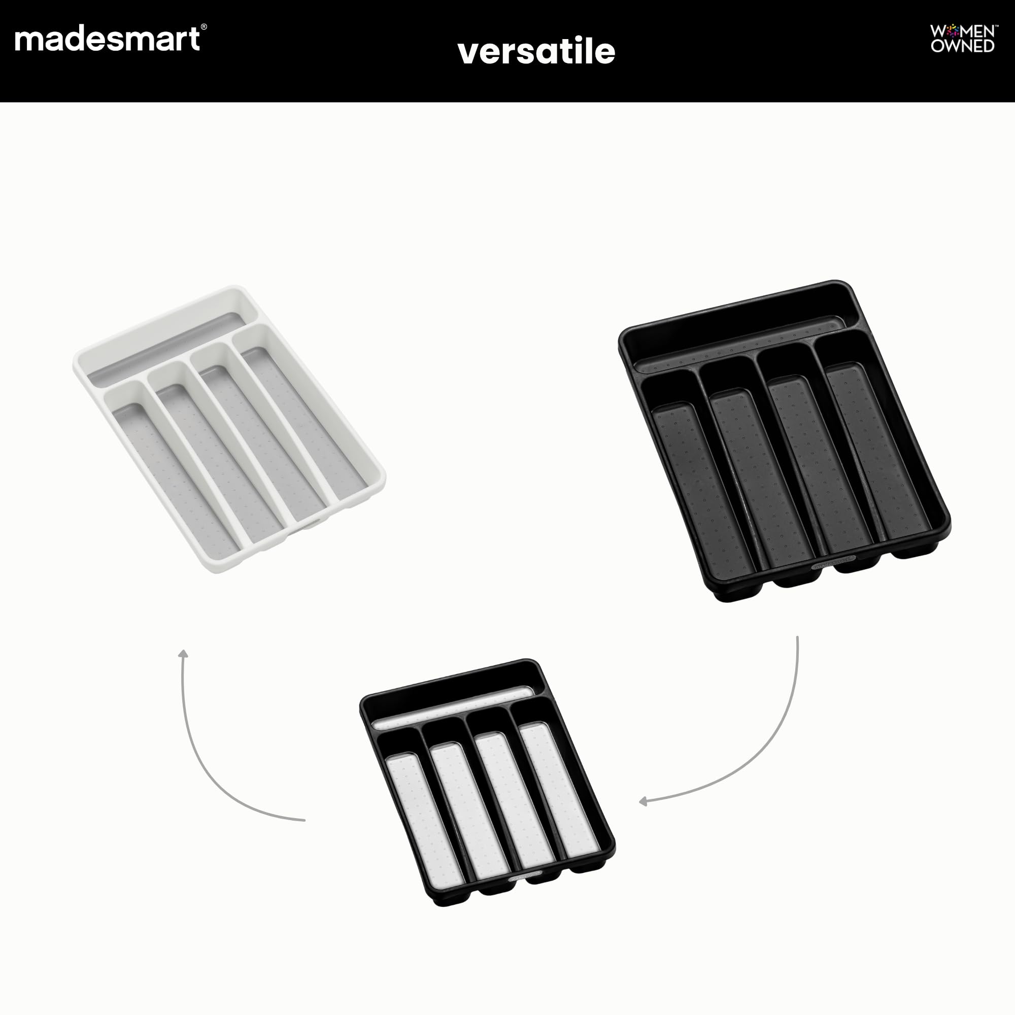Classic 5 Compartment Compact Silverware Tray