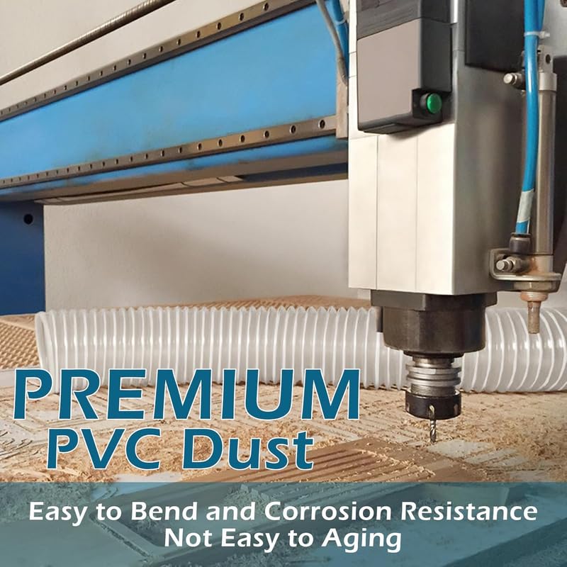 5" x 10' PVC Dust Collection Hose