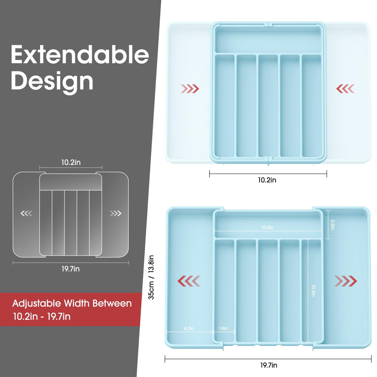 Silverware Drawer Organizer