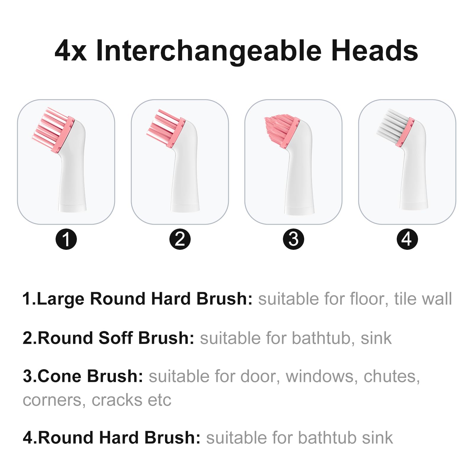 Electric Brush with 4