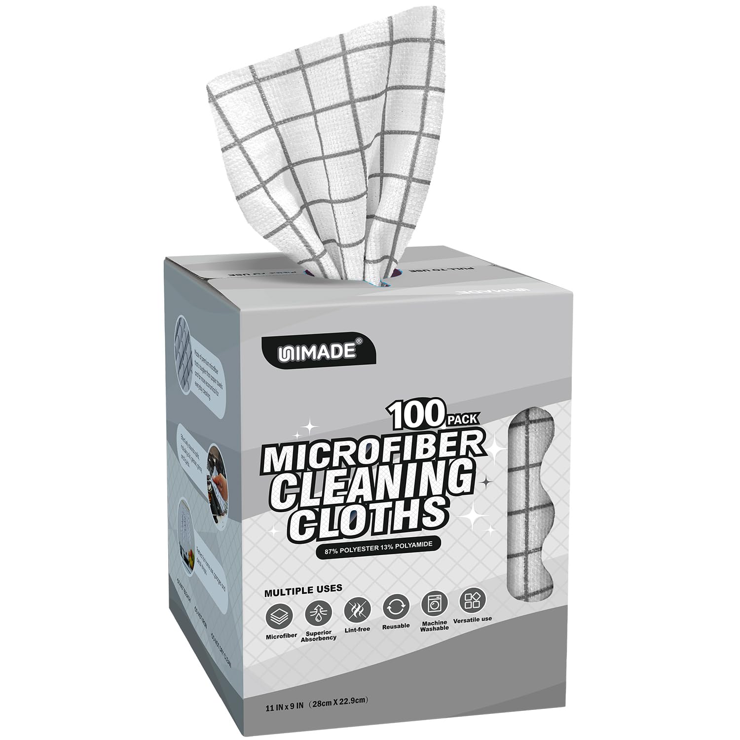 Microfiber Cleaning Cloths (100 Count)