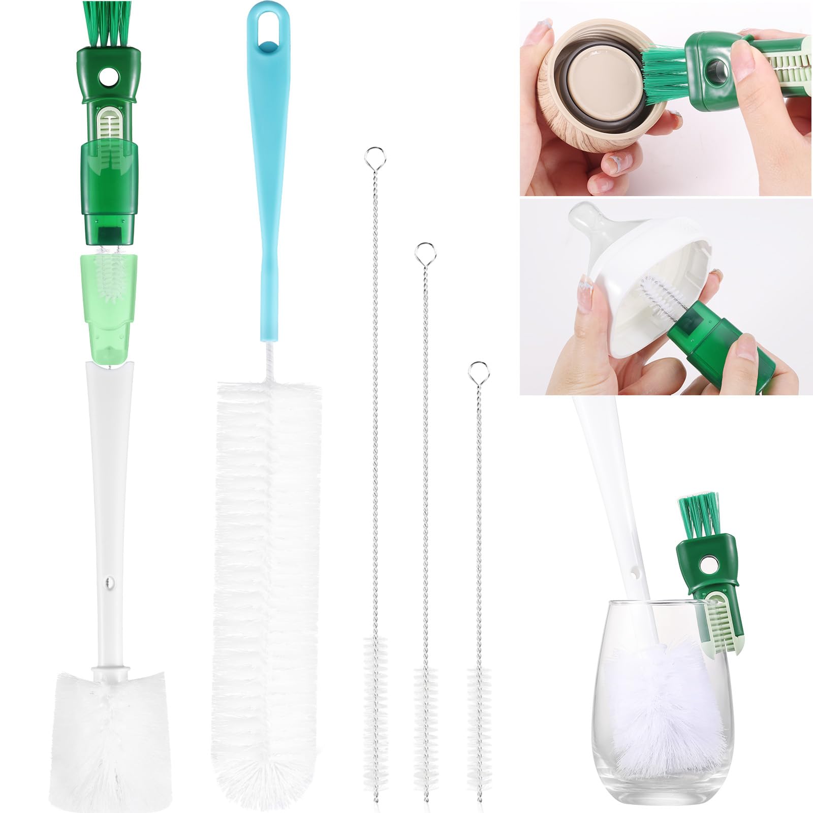 5 Pack Bottle Brush Cleaning Set (5 Count)