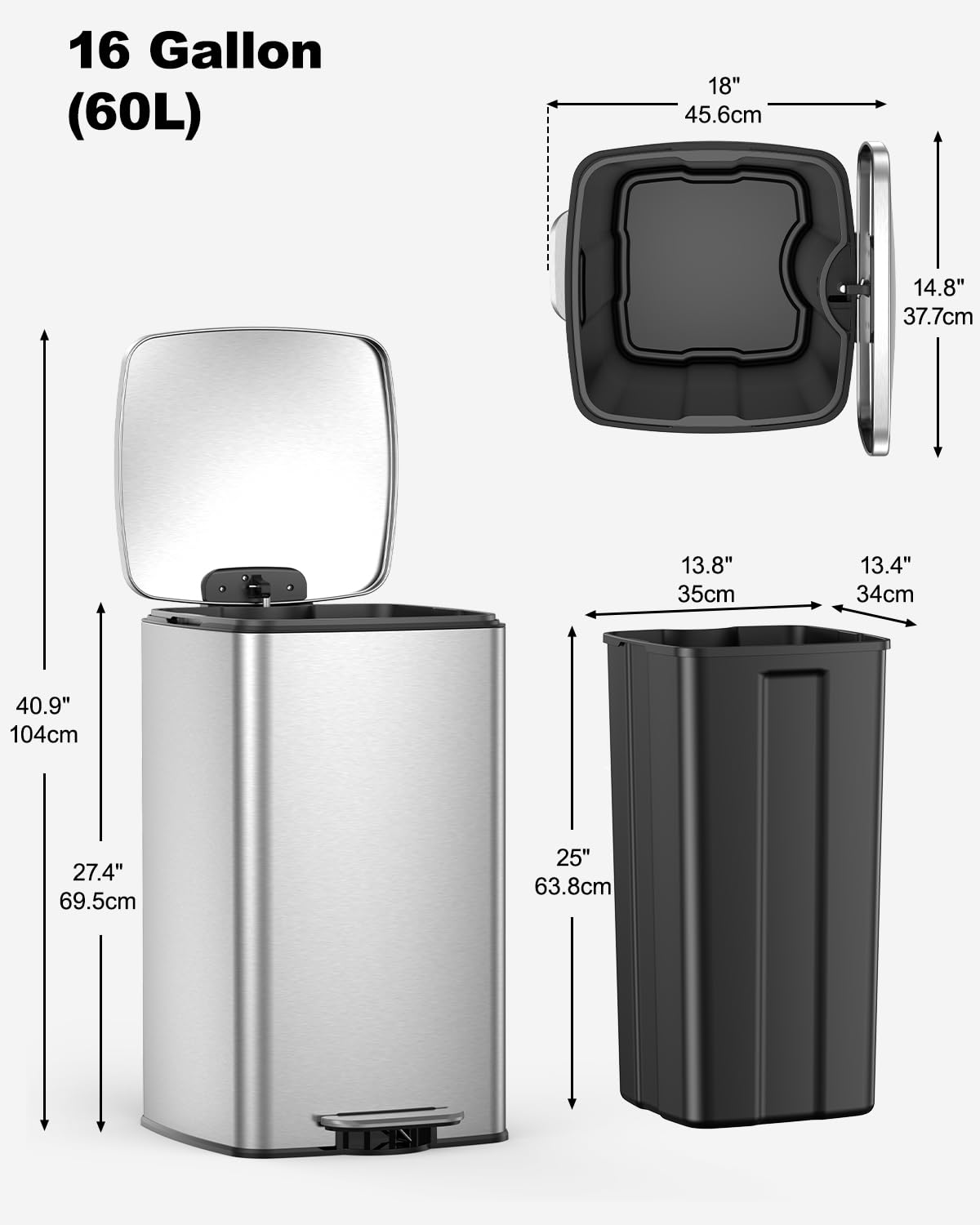 Kitchen Trash Can