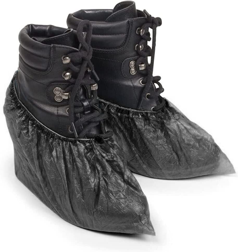 Black shoe covers Disposable 1000 PCS (1000 Count)
