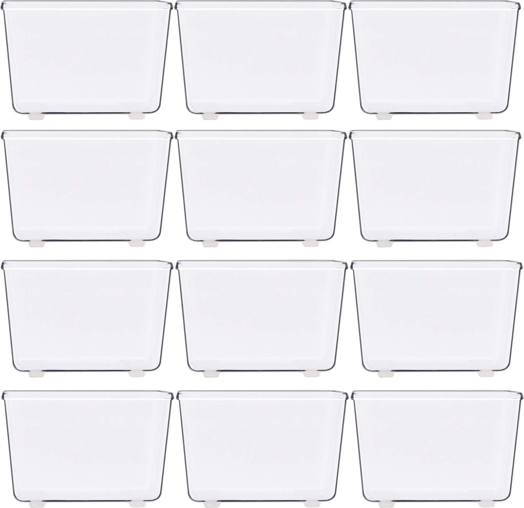 Clear Desk Drawer Organizer (12 Count)