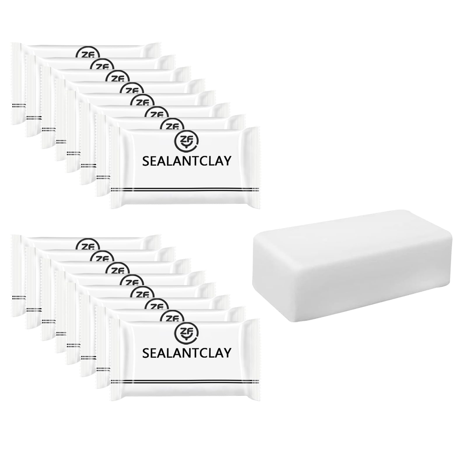 20Pack Waterproof Duct Seal Clay for Wall Hole Repair Quick Mending Putty (20 Count)