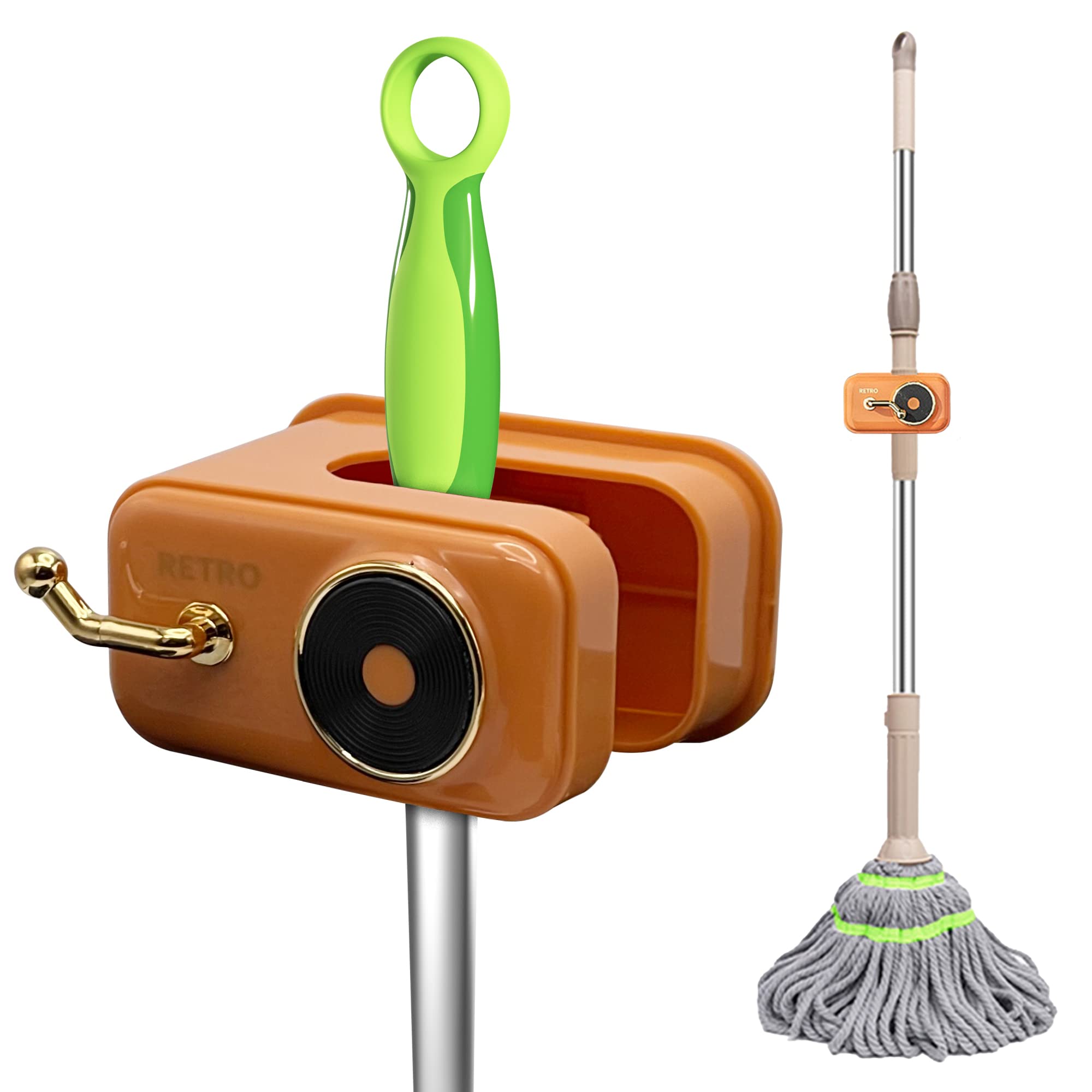 Broom Holder Wall Mount Self Adhesive Broom Gripper