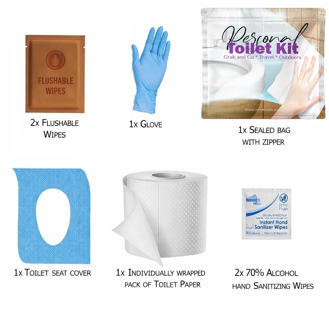 Personal Toilet Kit To Go (10 Count)