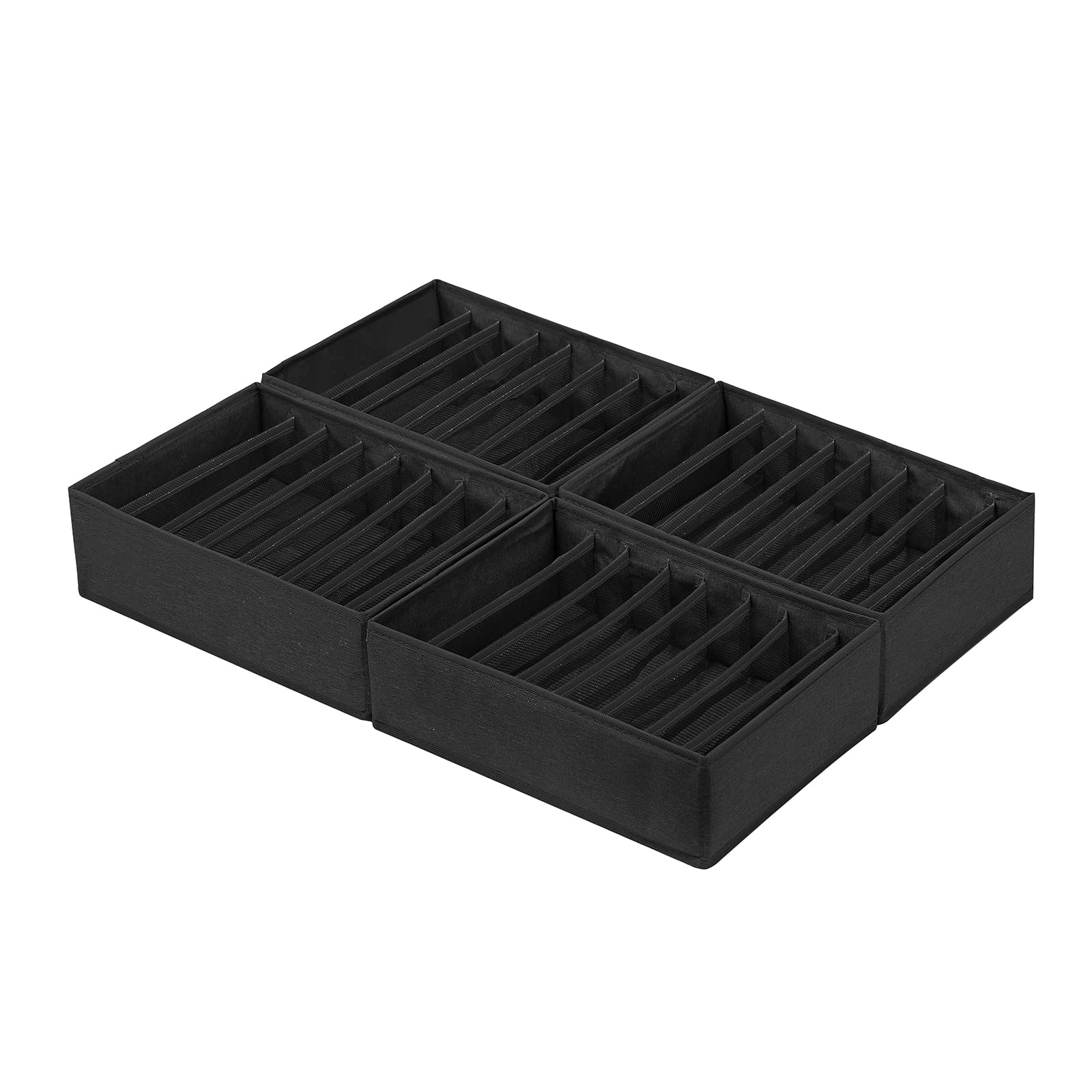 4 Pack Drawer Organizers for Clothing (4 Count)