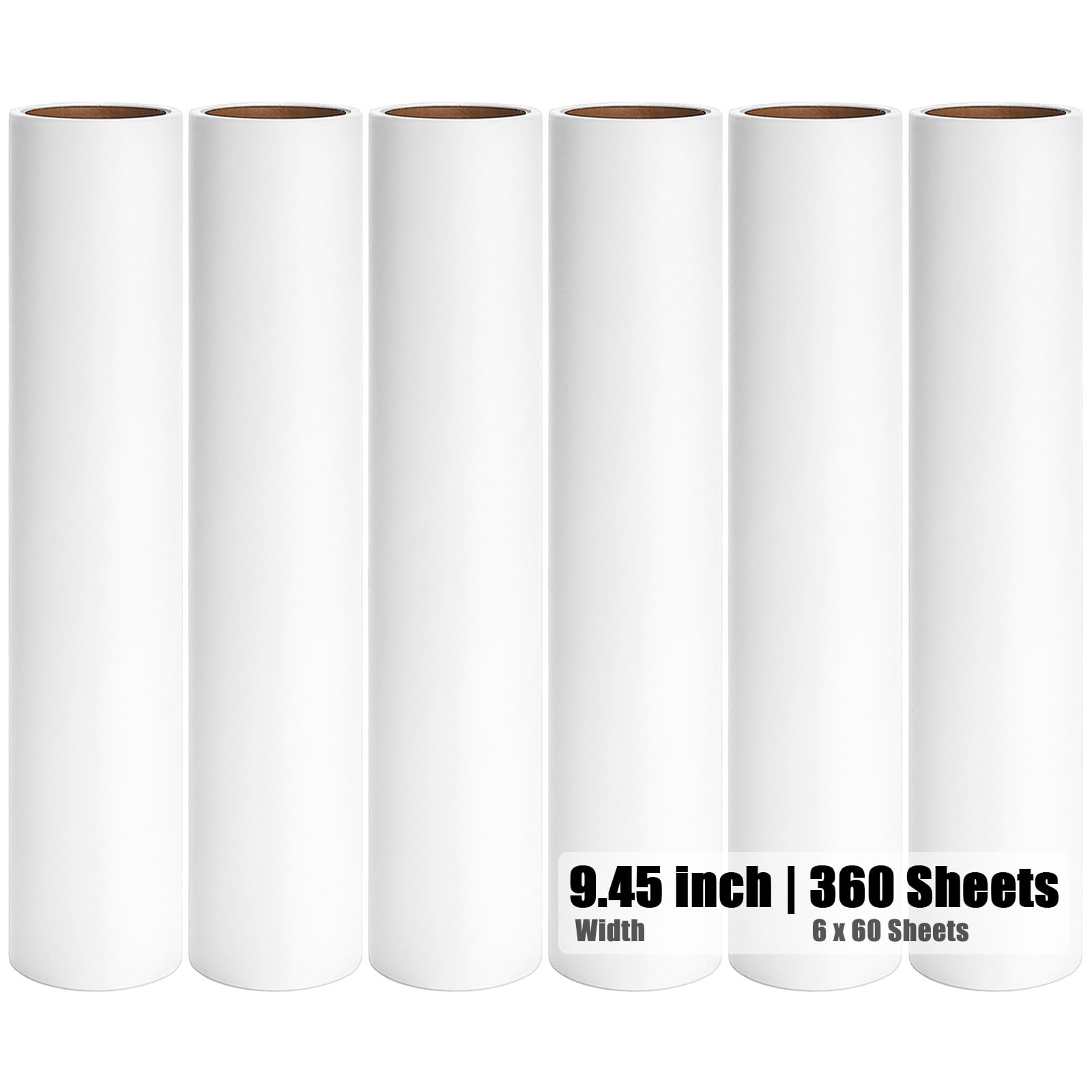 9.45 inch Lint Roller Refill Extra Sticky 9.4 (360 Count)