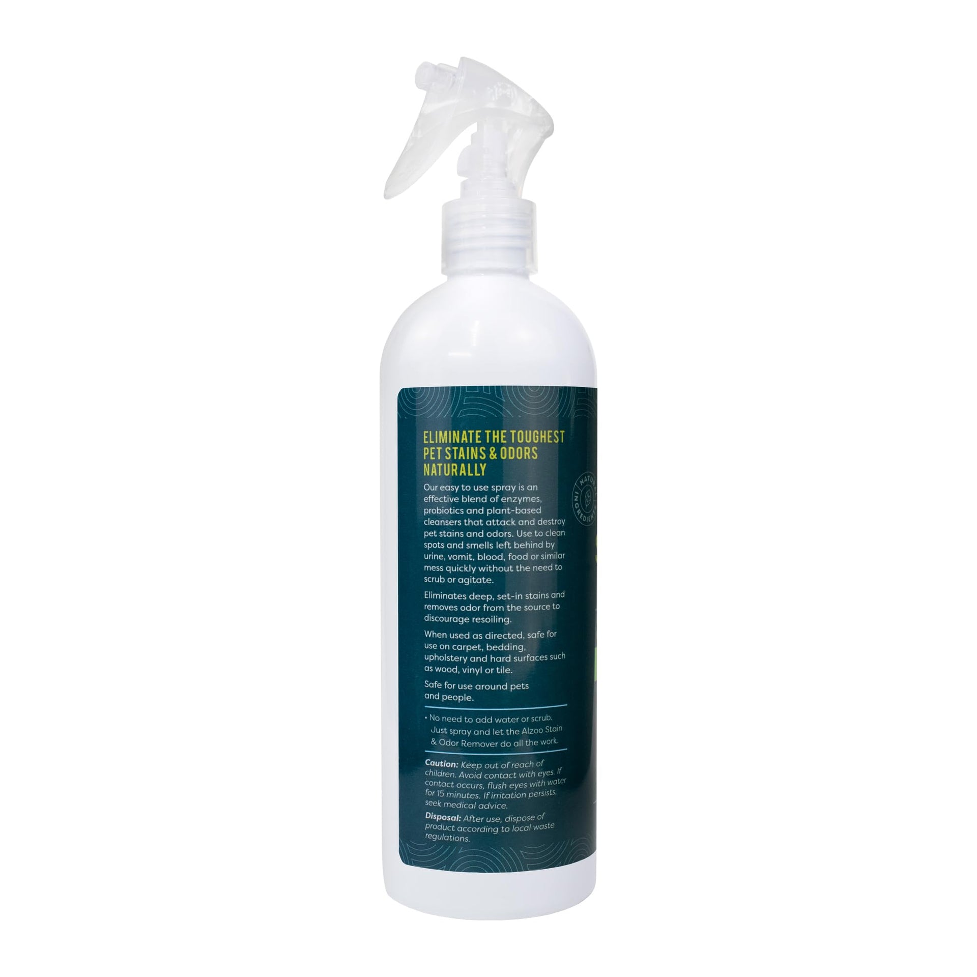 Pet Stain & Odor Remover Spray for Dog & Cat Urine (16 Fl Oz)