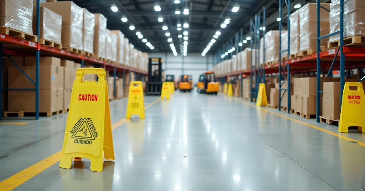 Wet Floor Sign (4 Count)