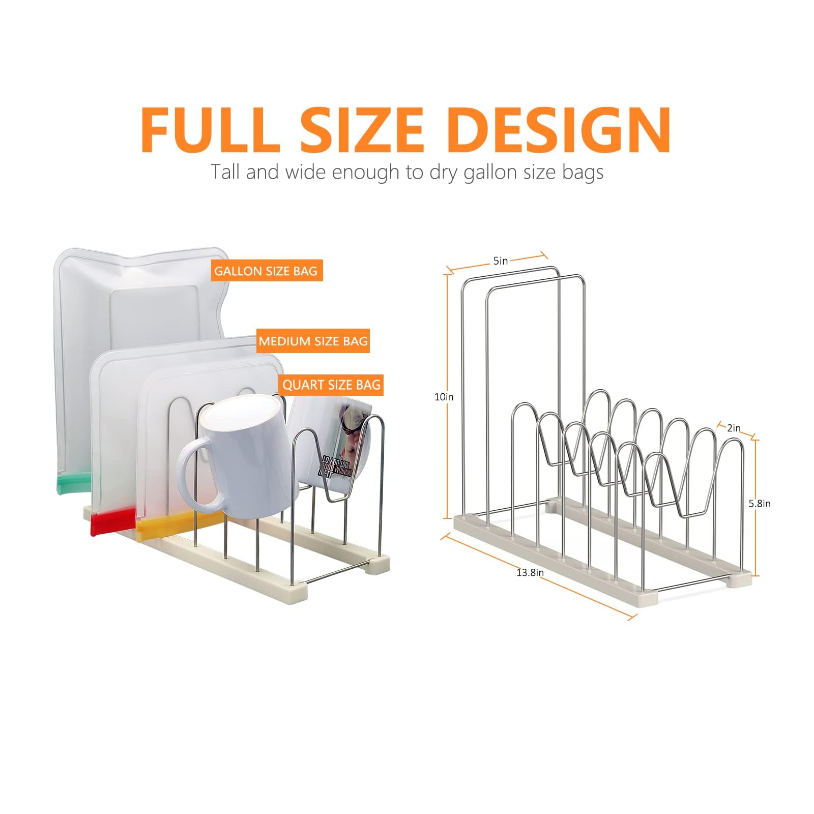 Reusable Bag Drying Rack
