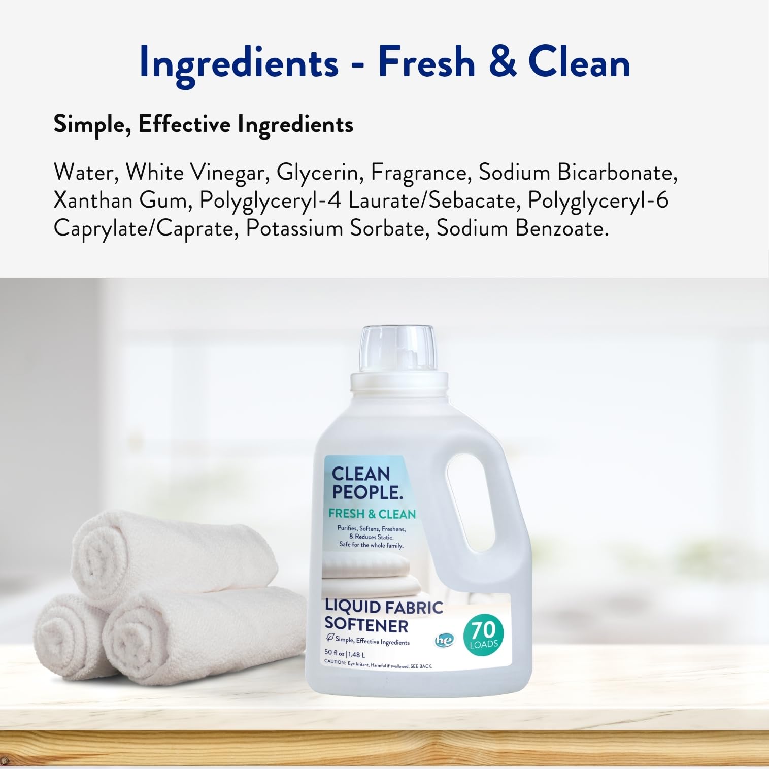Liquid Fabric Softener (50 Fl Oz)