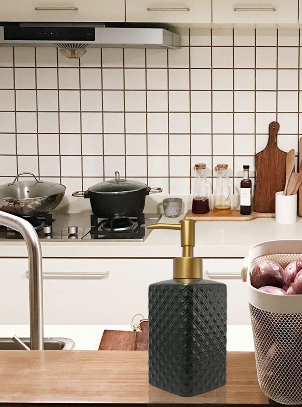 Gold Soap Dispenser for Bathroom